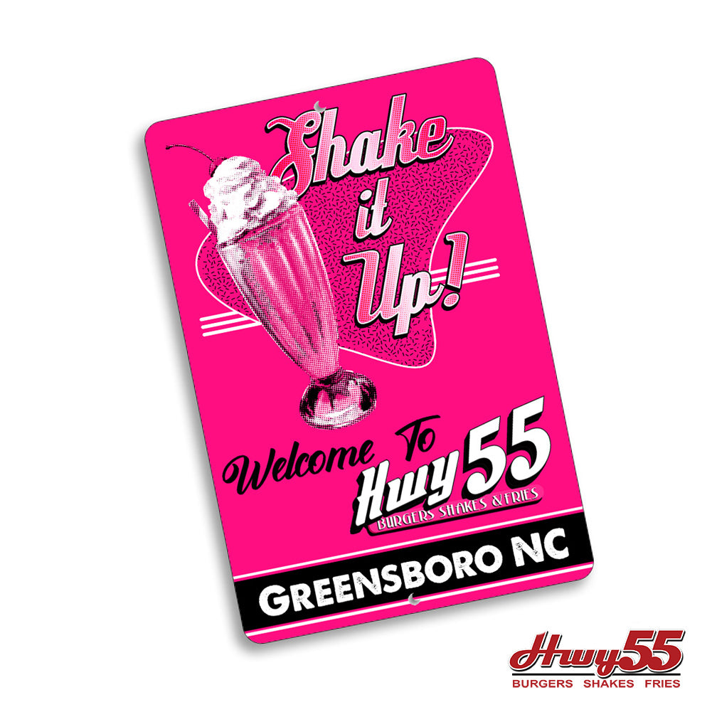 Parking Sign - Highway 55 Shake It Off