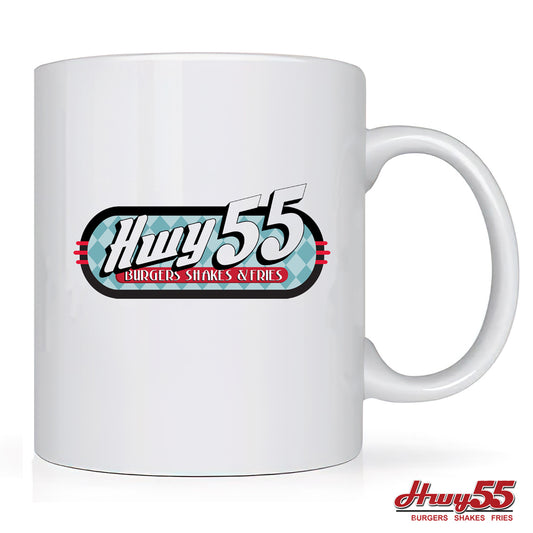 Coffee Mug - Highway 55 Color Logo Add Your City Name