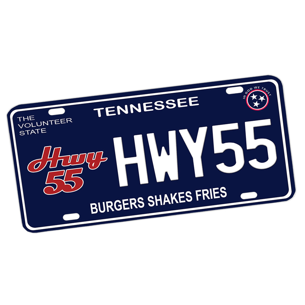 License Plate - Highway 55 State License Plates